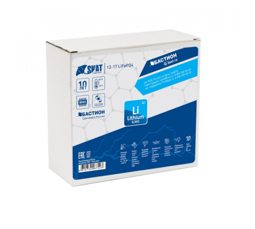 Бастион SKAT I-BATTERY 12-17 LIFEPO4 Аккумулятор литий-железо-фосфатный