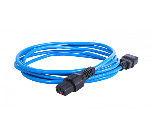 ЦМО REM R-10-CORD-C13-C14-3-BLUE Шнур питания с фиксатором