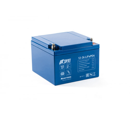 Бастион SKAT I-BATTERY 12-26 LIFEPO4 аккумулятор литий-железо-фосфатный герметизированный