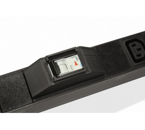 Hyperline SHE-18IEC-6BIEC-3V-3PVR Блок розеток
