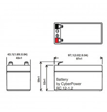 CyberPower RC12-1.2 Аккумуляторная батарея