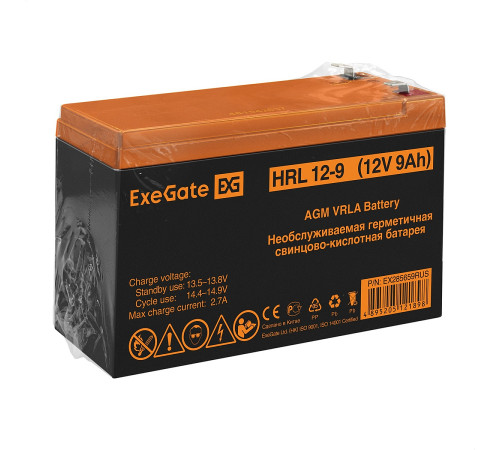 Exegate HRL 12-9 EX285659RUS Аккумуляторная батарея