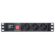 Hyperline SHE10-3SH-S-IEC Блок розеток
