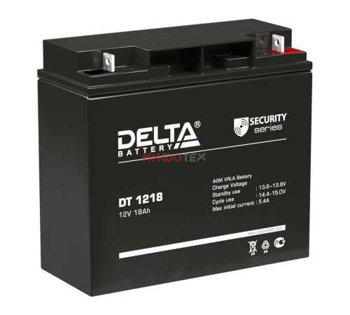 Delta DT 1218 Аккумуляторная батарея