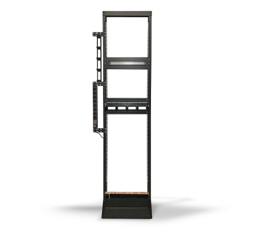 Hyperline ORL1-42-RAL9005 Открытая стойка