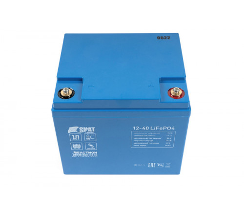 Бастион SKAT I-BATTERY 12-40 LIFEPO4 аккумулятор литий-железо-фосфатный герметизированный