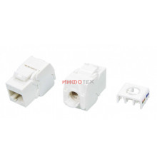 Hyperline KJ8-8P8C-C6A-180-TLS-WH Вставка
