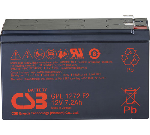 CSB GPL1272 F2 FR Аккумуляторная батарея