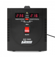 POWERMAN AVS 1500D BLACK Стабилизатор
