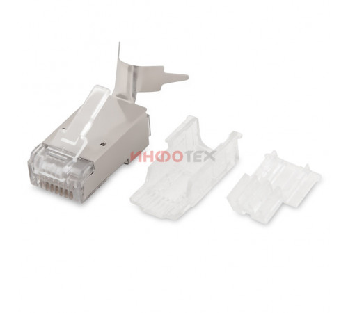 Hyperline PLUG-8P8C-UV-C6A-SH-50 Разъем