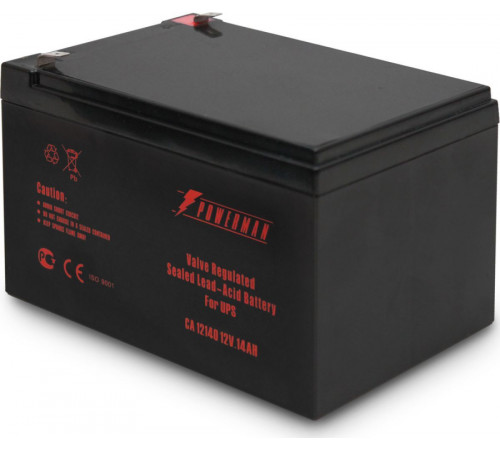 POWERMAN BATTERY 12V/14AH Батарея