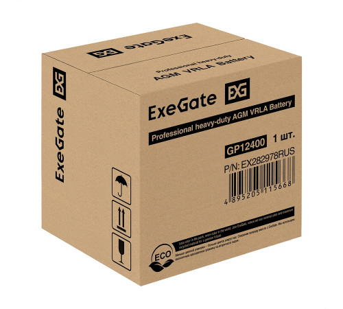 Exegate GP12400 EX282978RUS Аккумуляторная батарея
