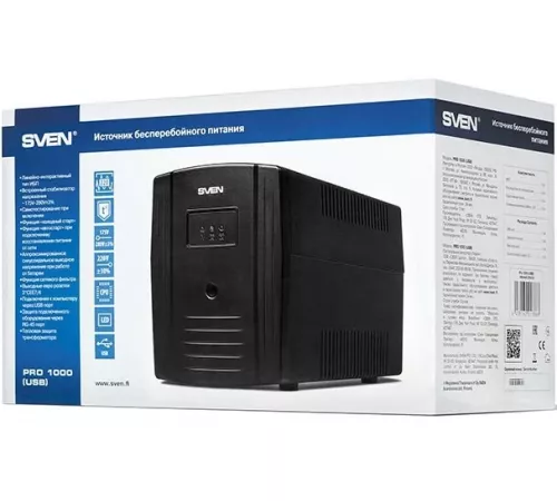 SVEN Pro 1000 SV-013868 Источник бесперебойного питания
