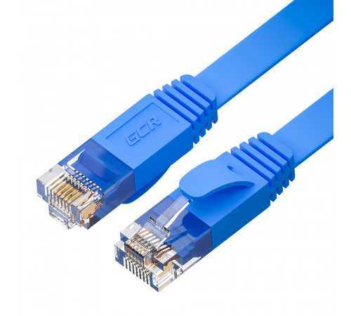 Greenconnect RJ45(m) - RJ45(m) Cat.6 UTP  0.3м синий