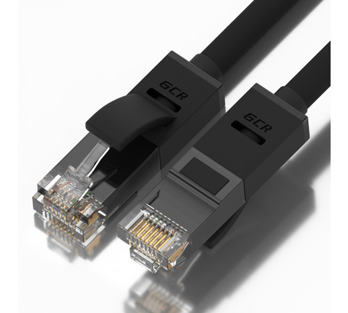 Greenconnect RJ45(m) - RJ45(m) Cat. 5e U/UTP PVC 3м чёрный
