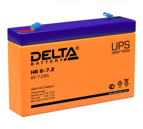 Delta UPS HR 6-7.2 (6V / 7.2Ah)