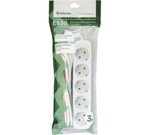 Defender E530 (3 м, 5 розеток)