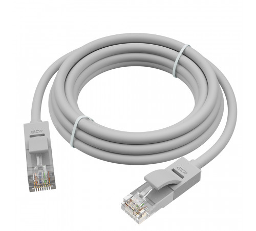 Greenconnect RJ45(m) - RJ45(m) Cat. 5e UTP  9м серый