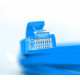 Greenconnect RJ45(m) - RJ45(m) Cat. 5e U/UTP PVC 2м синий