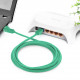 Greenconnect RJ45(m) - RJ45(m) Cat. 5e U/UTP PVC 0.3м зелёный
