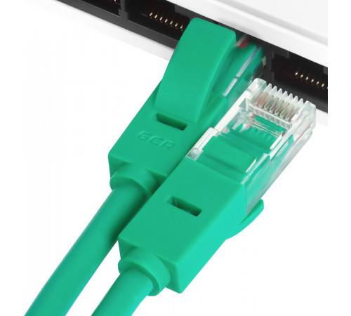 Greenconnect RJ45(m) - RJ45(m) Cat. 5e U/UTP PVC 0.3м зелёный