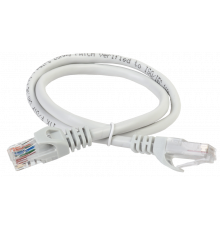ITK RJ45(m) - RJ45(m) Cat. 6A U/UTP LSZH 2м серый