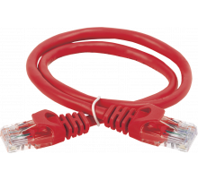 ITK RJ45(m) - RJ45(m) Cat. 5e U/UTP PVC 1м красный