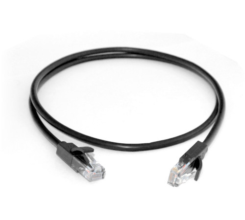 Greenconnect RJ45(m) - RJ45(m) Cat. 5e U/UTP PVC 0.1м чёрный