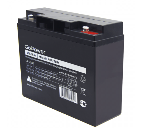 GoPower LA-12180 (12V / 18Ah)