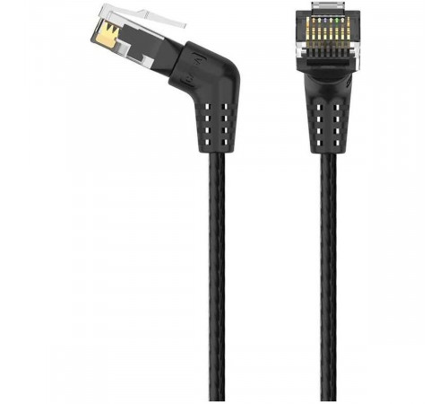 Патч-корд прямой Vention IBOBD UTP cat.6a, RJ45 угол 90 - 0,5м. Черный