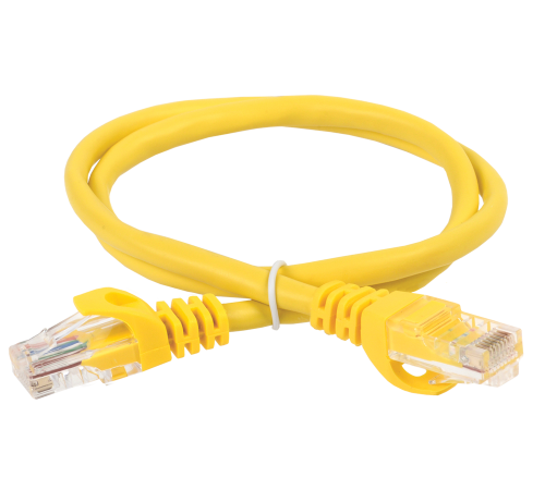 ITK RJ45(m) - RJ45(m) Cat. 5e U/UTP PVC 3м жёлтый