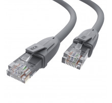 Greenconnect RJ45(m) - RJ45(m) Cat. 6 UTP  1м серый