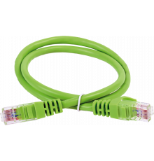 ITK RJ45(m) - RJ45(m) Cat. 5e U/UTP LSZH 0.5м зелёный