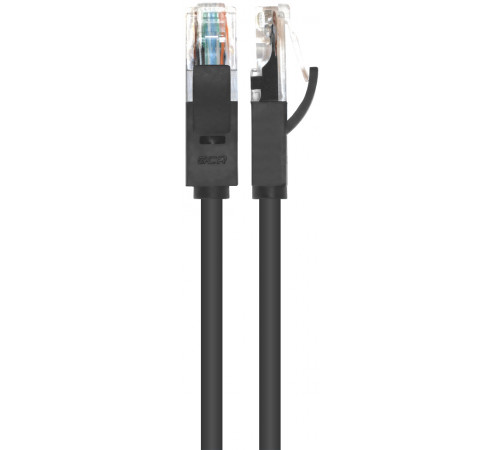 Greenconnect RJ45(m) - RJ45(m) Cat. 5e U/UTP PVC 0.1м чёрный