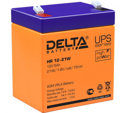 Delta UPS HR 12-21 W (12V / 5Ah)