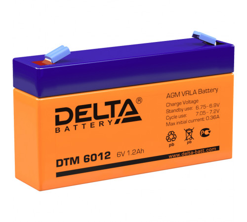 Delta DTM 6012 (6V / 1.2Ah)