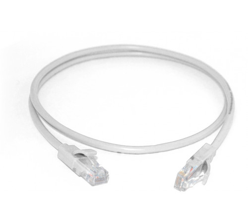 Greenconnect RJ45(m) - RJ45(m) Cat. 5e U/UTP PVC 0.1м серый