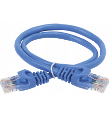 ITK RJ45(m) - RJ45(m) Cat. 5e U/UTP PVC 1м синий