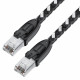 Greenconnect RJ45(m) - RJ45(m) Cat. 6 15м черно-белый
