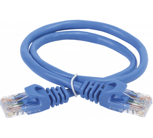 ITK RJ45(m) - RJ45(m) Cat. 6 U/UTP PVC 2м синий
