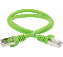 ITK RJ45(m) - RJ45(m) Cat. 5e F/UTP PVC 1м зелёный