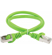ITK RJ45(m) - RJ45(m) Cat. 5e F/UTP PVC 1м зелёный