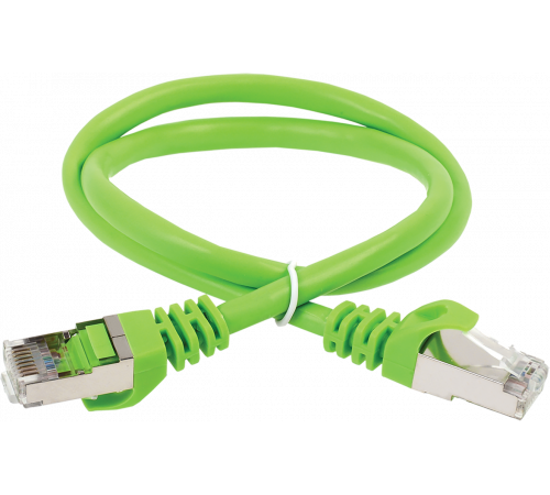 ITK RJ45(m) - RJ45(m) Cat. 5e F/UTP PVC 1м зелёный