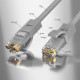 Greenconnect RJ45(m) - RJ45(m) Cat. 5e UTP  8м серый