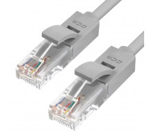 Greenconnect RJ45(m) - RJ45(m) Cat. 5e UTP  0.7м серый