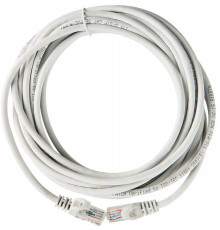 ITK RJ45(m) - RJ45(m) Cat. 5e U/UTP LSZH 15м серый