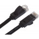 Greenconnect RJ45(m) - RJ45(m) Cat. 6 U/UTP PVC 1м чёрный