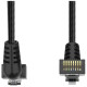 Патч-корд прямой Vention IBOBD UTP cat.6a, RJ45 угол 90 - 0,5м. Черный