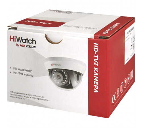 Камера видеонаблюдения HD-TVI внутренняя HIWATCH DS-T201(B) (2.8 mm)