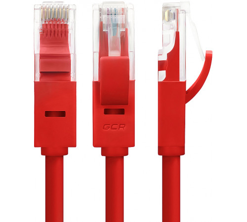 Greenconnect RJ45(m) - RJ45(m) Cat. 5e U/UTP PVC 10м красный